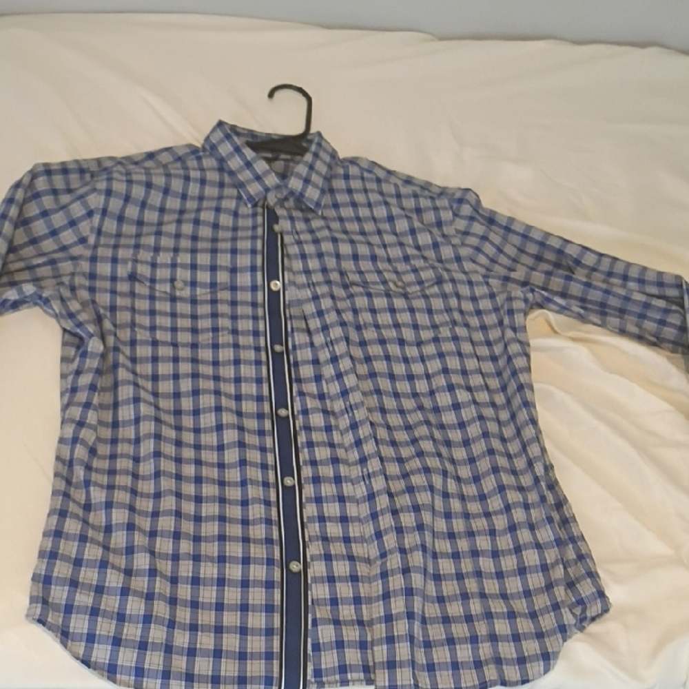 Banana Republic Blue Casual Button Down Shirt